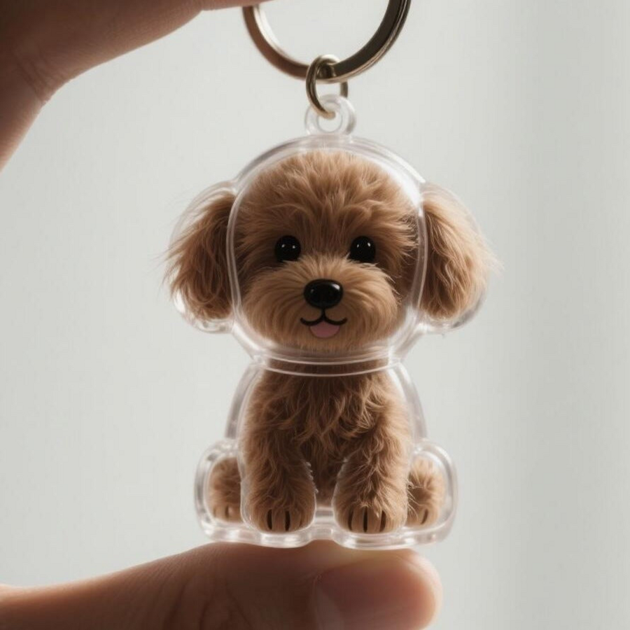 The puppy after its first trim